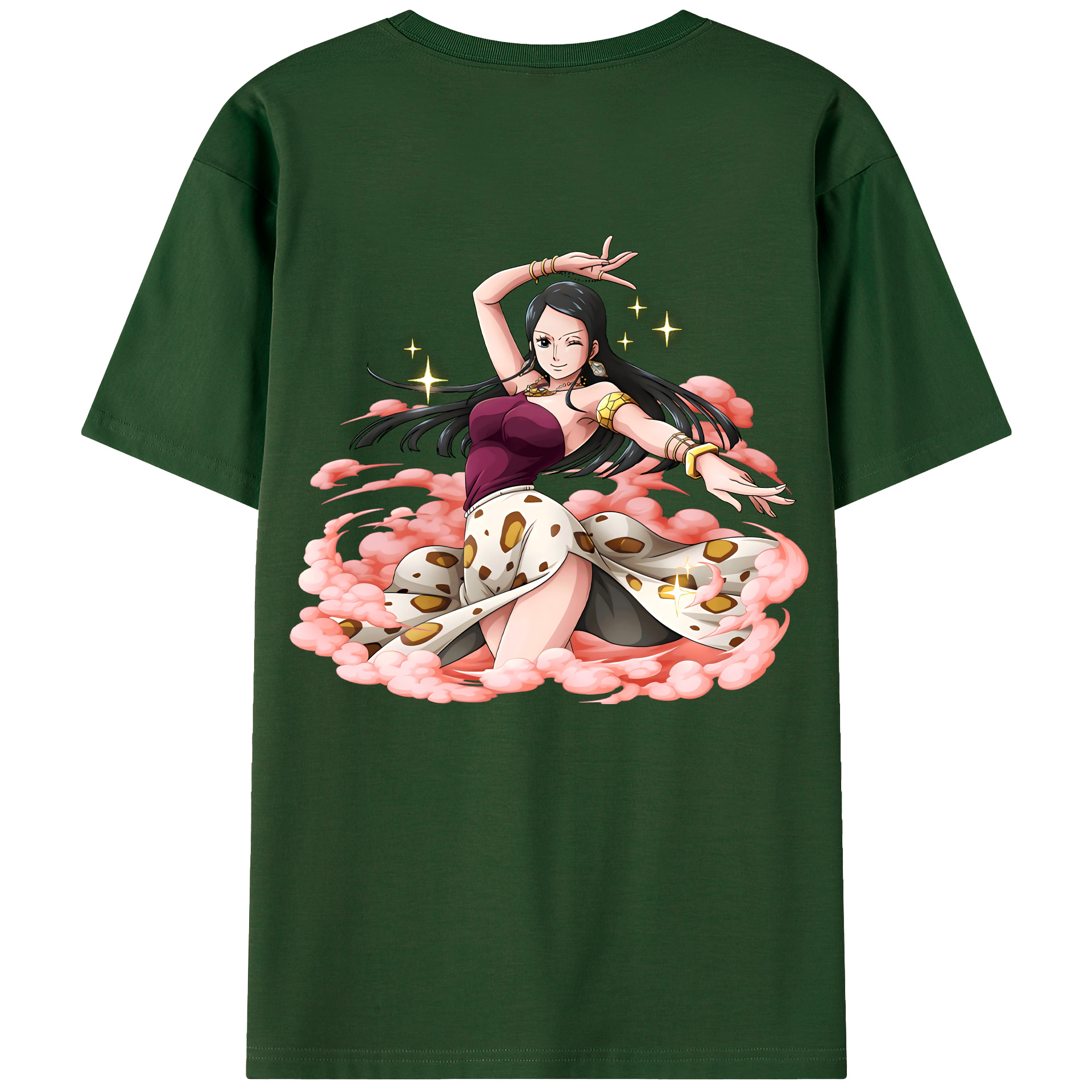 ワンピース ニコ・ロビン ONE PIECE Nico Robin 綿100％半袖Tシャツ（背面プリント）